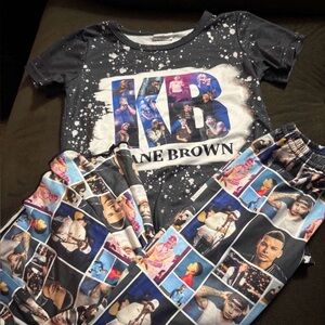 Kane Brown Shirt and Pants Set-Size 3t